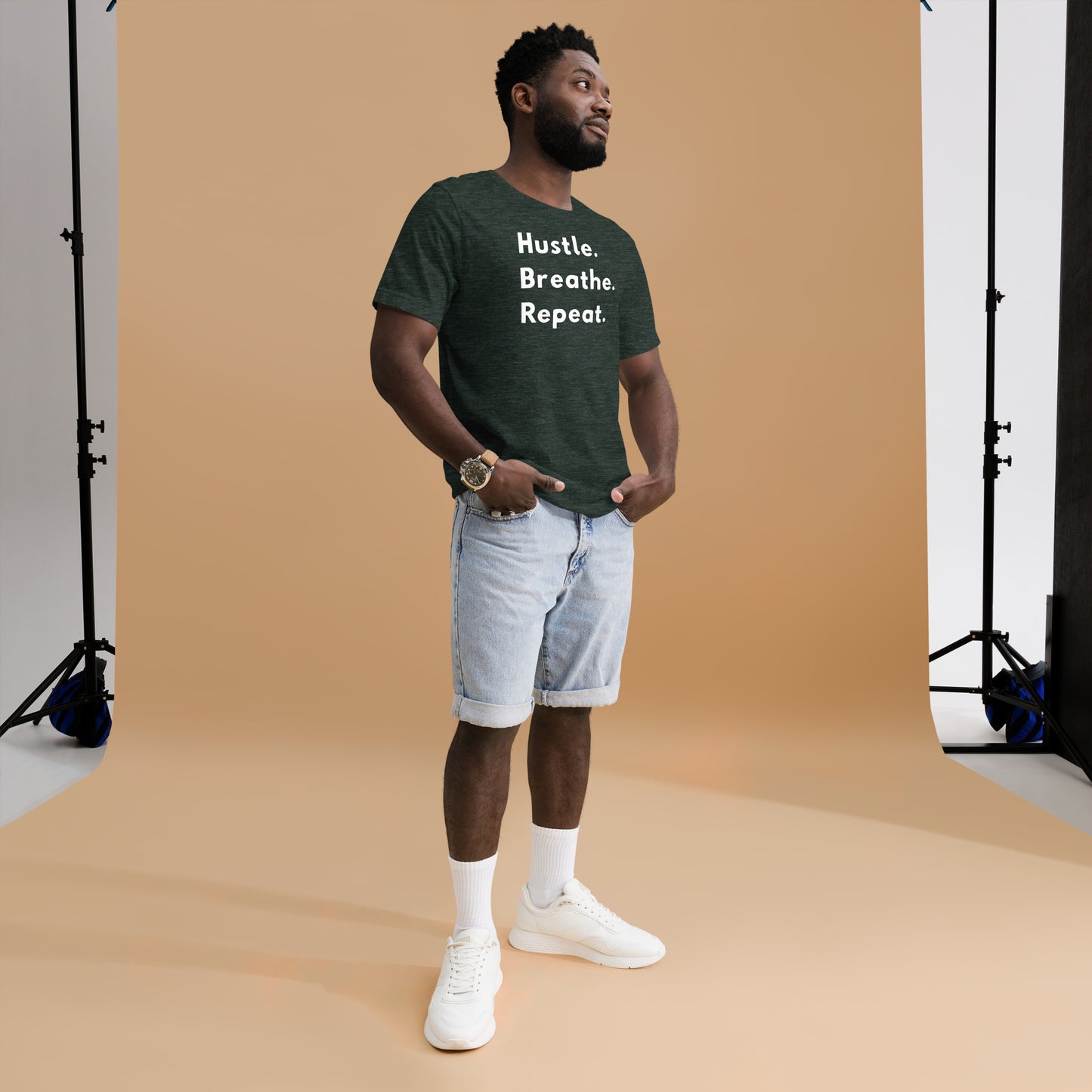 Hustle Breathe Repeat - T-Shirt